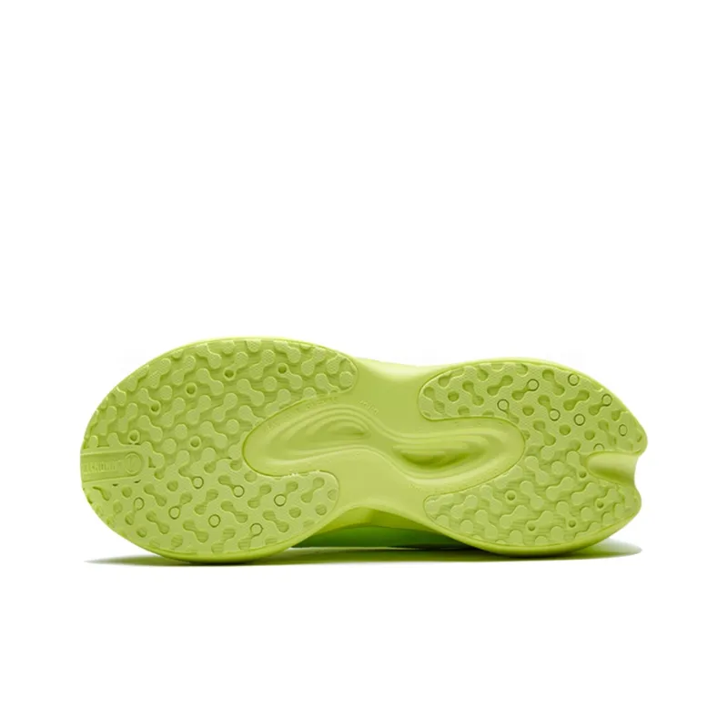361° HOURGLASS Time Woven Non slip Lightweight Low Top Basketball Shoes Men's Fluorescent Yellow-3