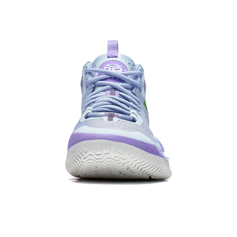 LiNing Badfive 3 Cushioning Anti Slip And Wear Resistant Low Top Basketball Shoes Men's Blue Purple-4
