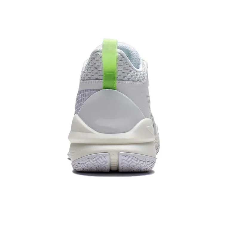 LINING Sonic 10 Team Basketball Shoes Men Mid Top Standard White/Neon Green-5