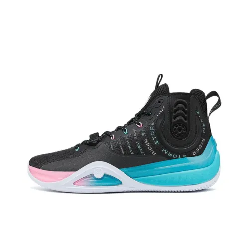 XTEP Imperial Breeze 1st Generation Anti Slip Wear Resistant High Top Basketball Shoes Black