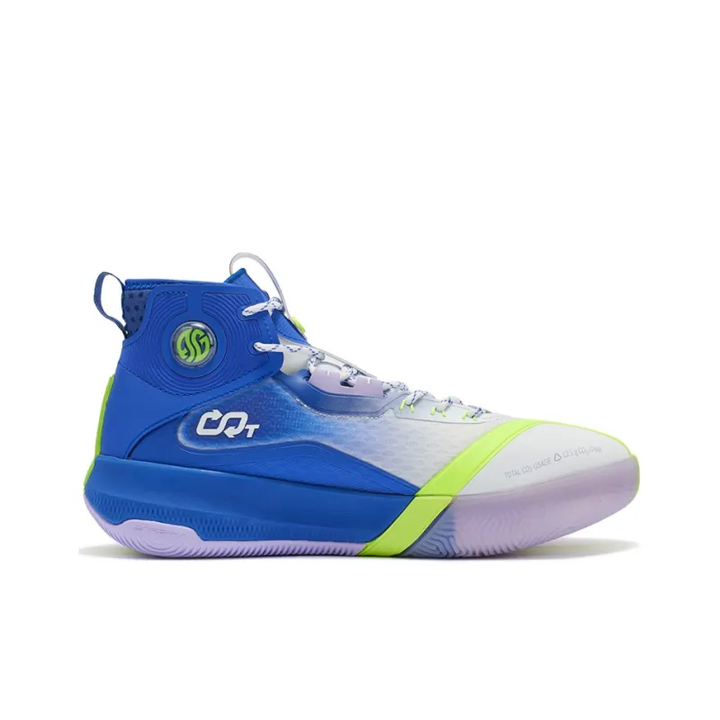 361° AG3 Pro Basketball Shoes Men High Top White/Blue-1