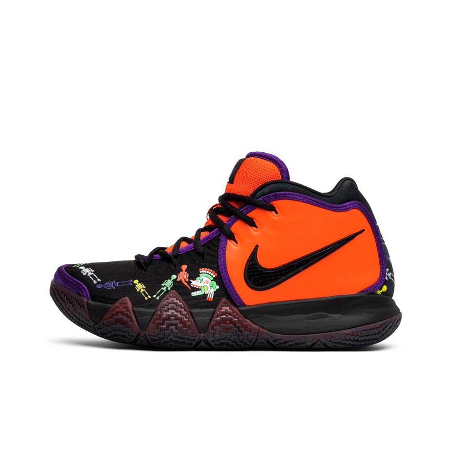 Nike Kyrie 4 Black Silver Orange POIZON