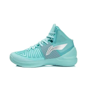 LiNing Speed 1 Cushioning Anti Slip And Wear Resistant Breathable Coverage High Top Basketball Shoes Men's Mint Green