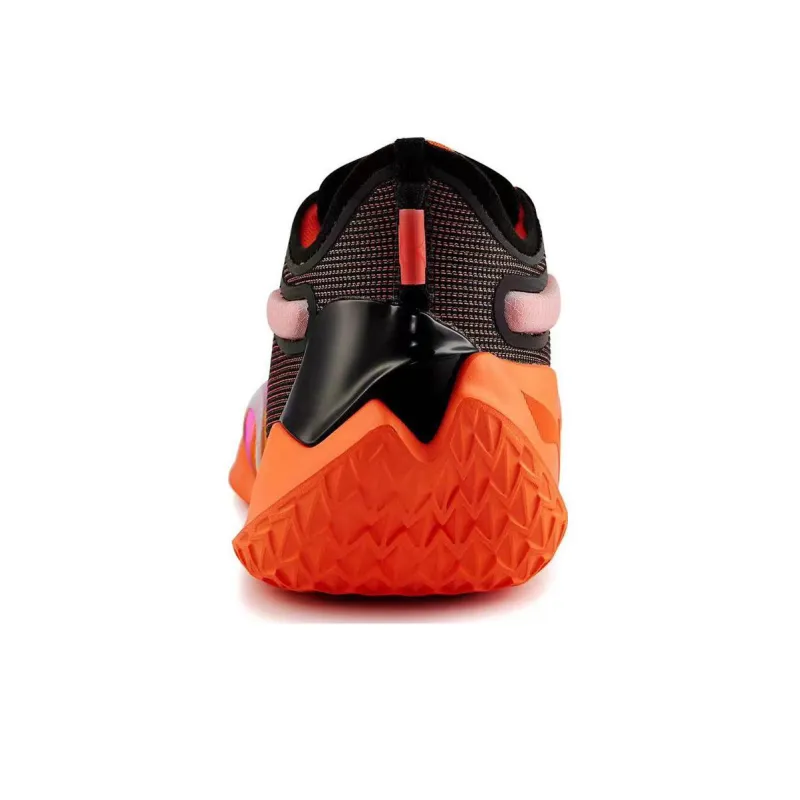 LINING JB1 Basketball Shoes Men Low Top Black/Fiery Red-4