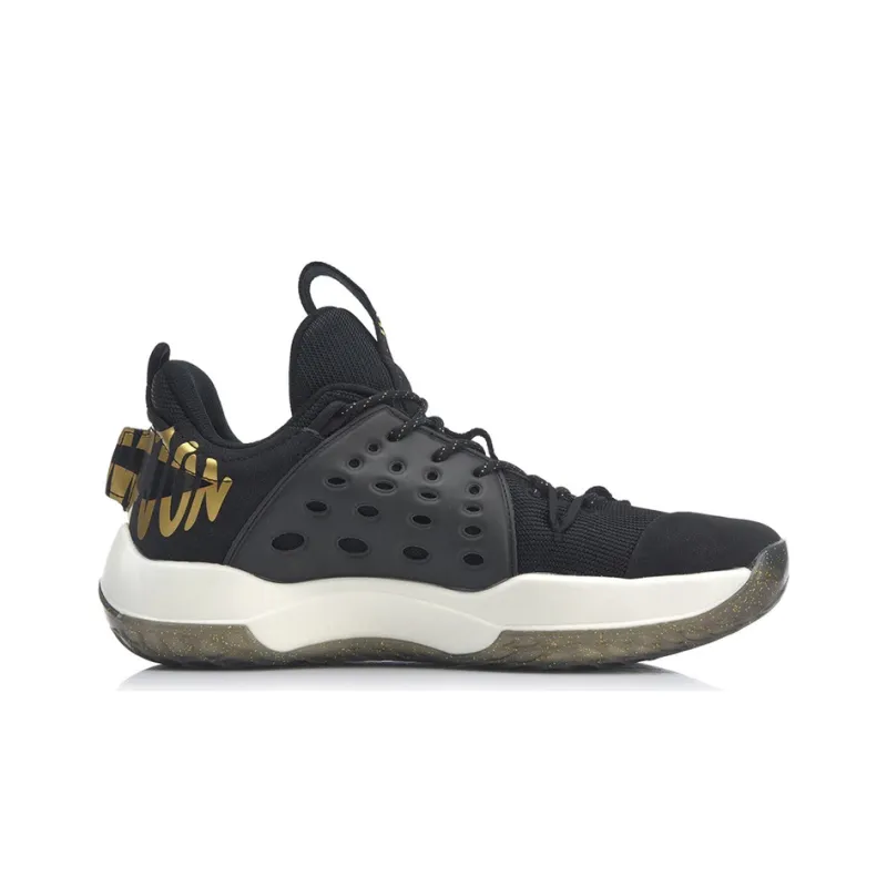 LINING Sonic 7 Low X Cba Player Edition 'Black Gold'-1