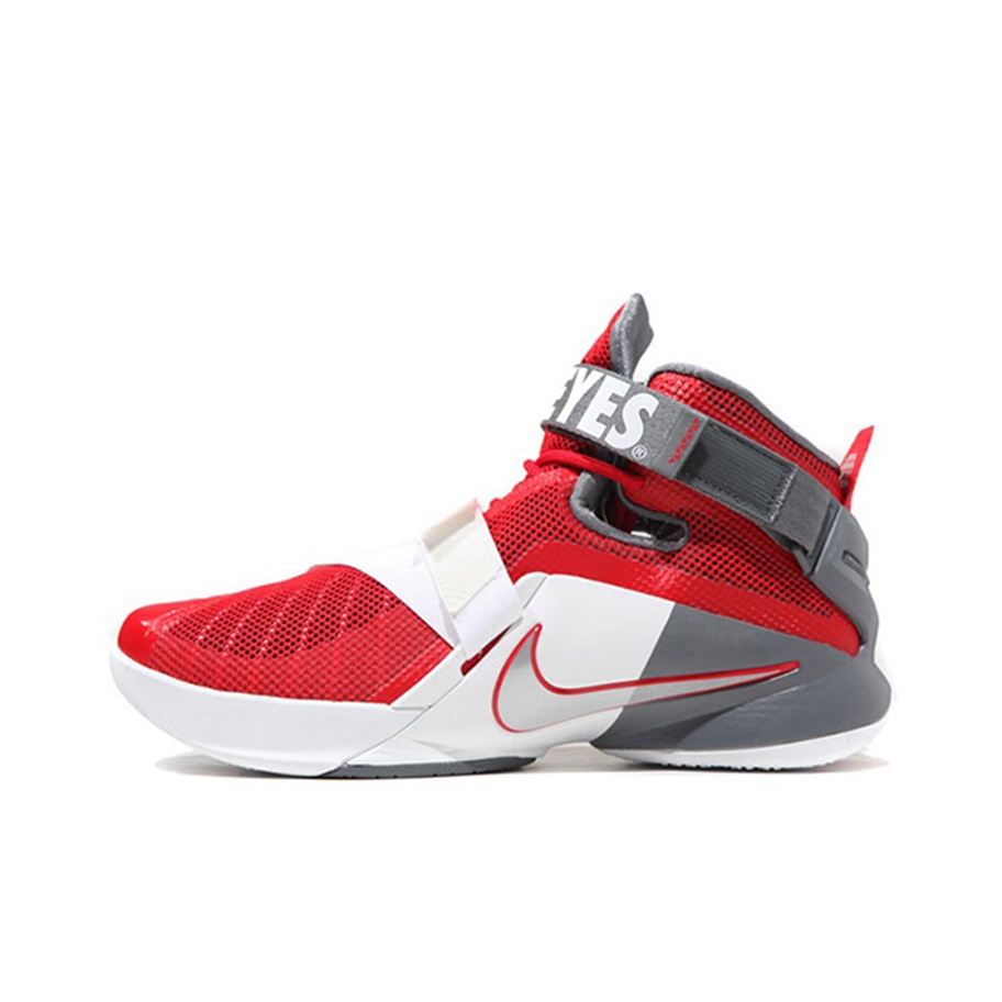 Nike sale Lebron Soldier 9 University Red Athletic Sneakers, Kids 5Y