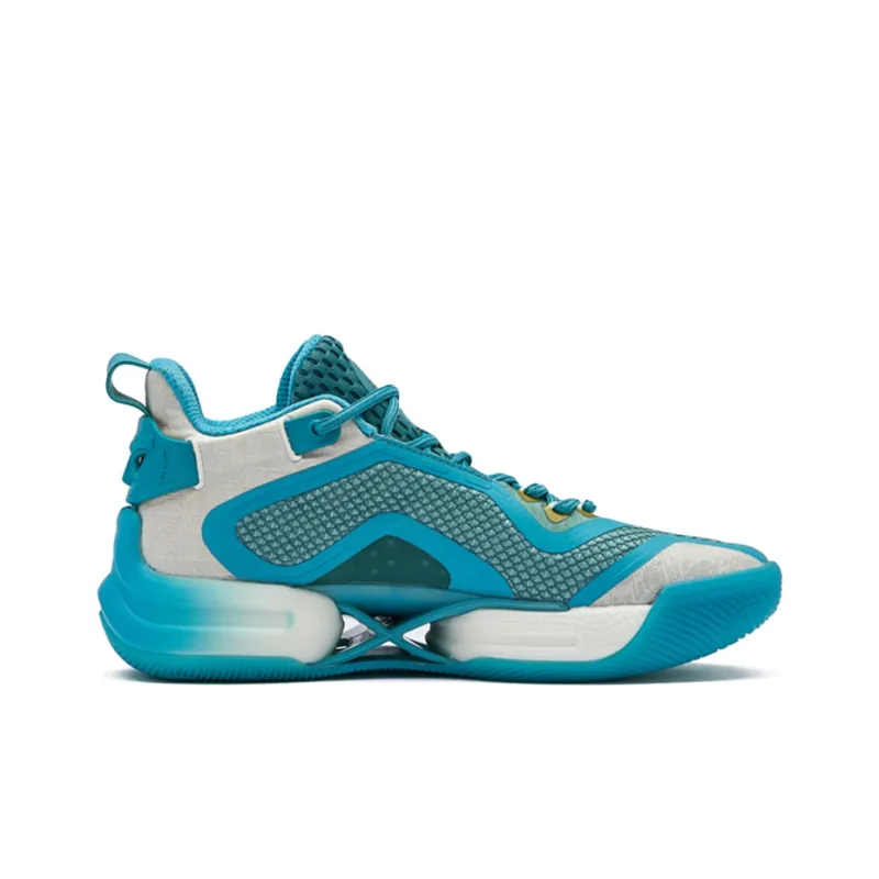 361° AG2 X Basketball Shoes Men Mid Top Glazed Celadon Green/Nebula Blue-1