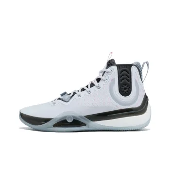 XTEP Beauty Wind 1 Slip Resistant, Abrasion Resistant, Breathable High Top Basketball Shoes White Blue