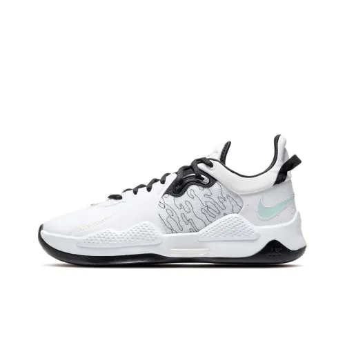 Nike PG 5 Basketball Shoes Men Low-Top White/Black