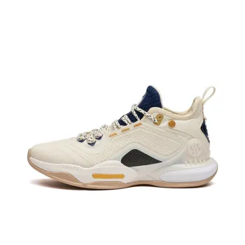 361° AG 2 Aaron Gordon AG2 Wear Resistant Slip Resistant Mid Top Performance Basketball Shoes Men's Beige