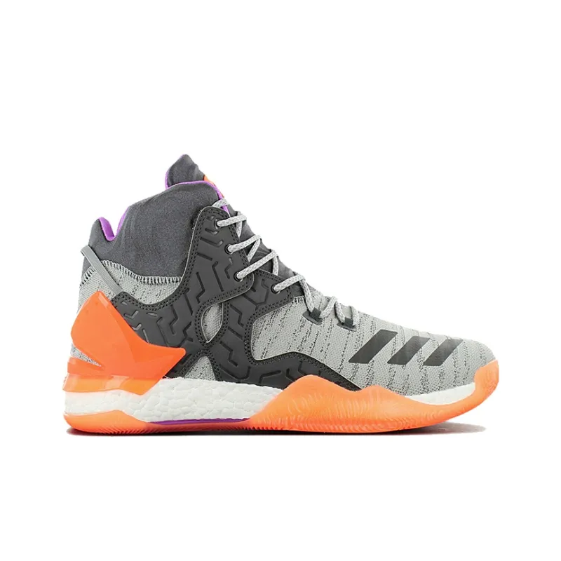 Adidas D Rose 7 Primeknit Grey Purple Orange-1
