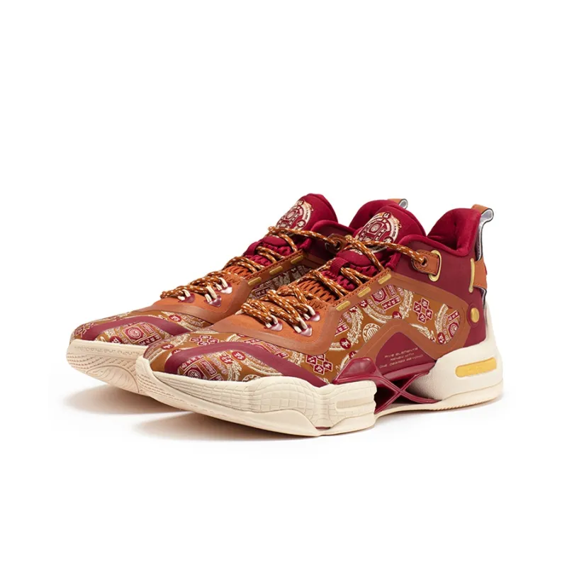 361° AG2 X Technology, Aaron Gordon AG2 Performance Basketball Shoes Men's Red Brown Yellow-2