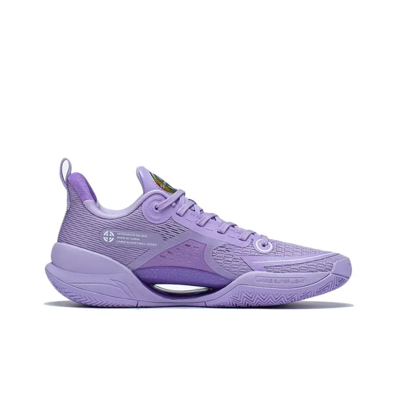 LINING Super Light V2 Basketball Shoes Men Low Top Purple-1