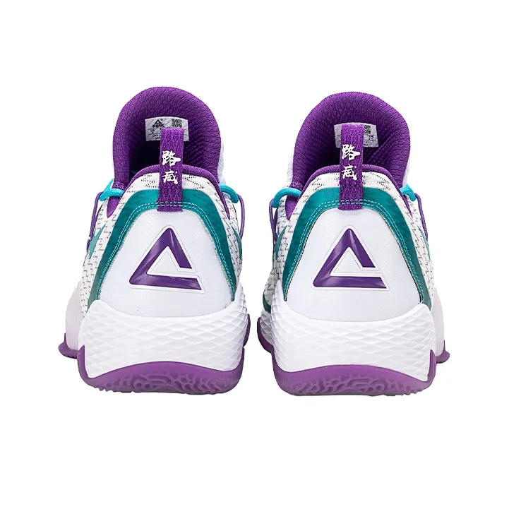 PEAK Outer Field Anti Slip Wear Resistant Low Top Performance Basketball Shoes Men's Azure-2