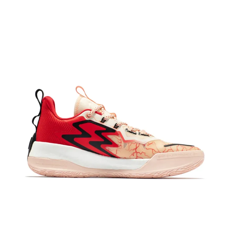361° Big3 3.0 Pro Cushioning Wear-Resistant Low-Top Basketball Shoes Men's Magma Red-1