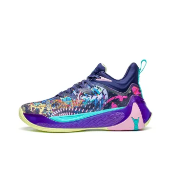 XTEP Monster 3.0 Mid Top Performance Basketball Shoes Men's Purple