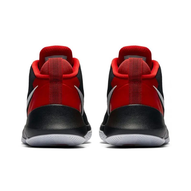 Nike Air Versitile Cushioning Anti Slip And Wear Resistant Low Top Performance Basketball Shoes Unisex Red Black White-4
