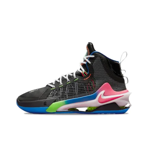 Nike Air Zoom G.T. pink 1 Basketball Shoes Men High Top Black/Pink
