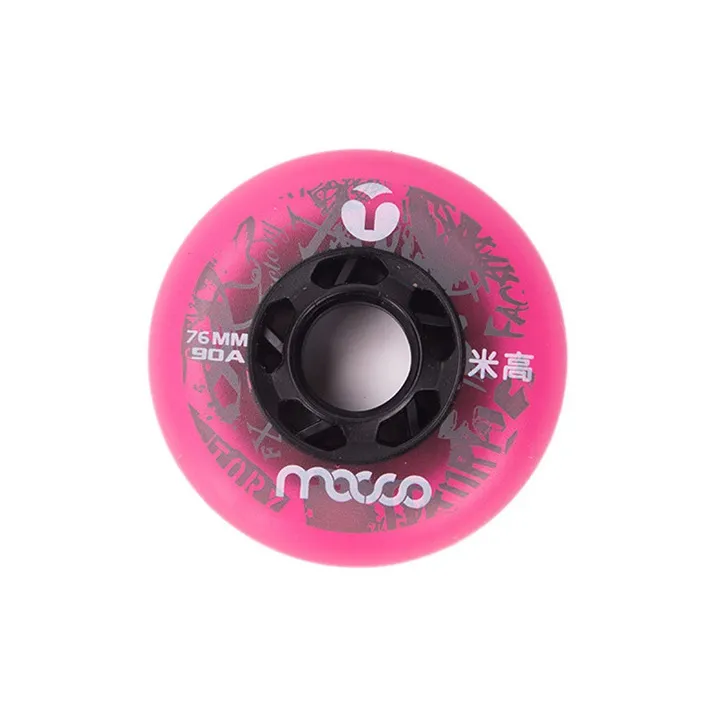 Michael Flat Spoke Wheels Double Kick Skateboard 4pcs/box-6