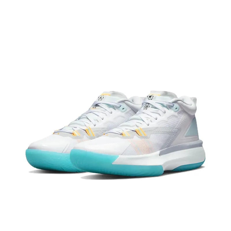JORDAN Zion 1 Pf 'White Dynamic Turquoise'-2
