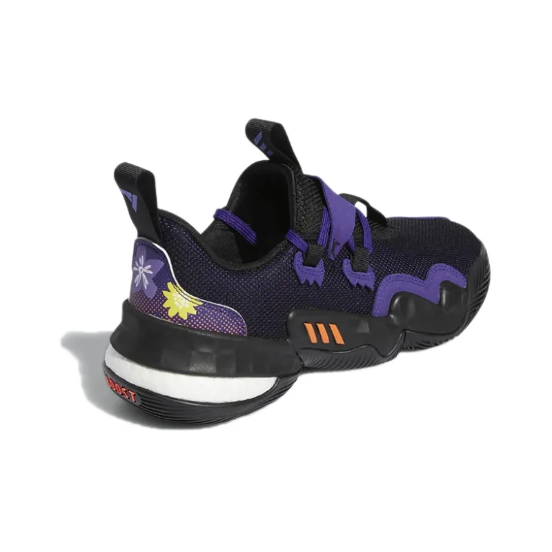 Adidas Trae Young 1 Black Purple Orange-3