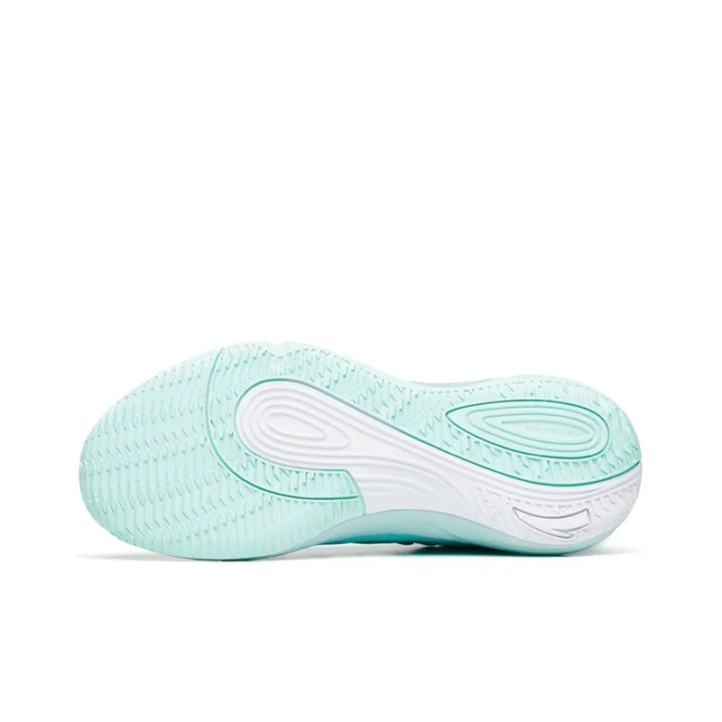 Anta Feather Feather Cushioned Slip-Resistant Abrasion-Resistant Low-Top Performance Basketball Shoes Men's Green-4