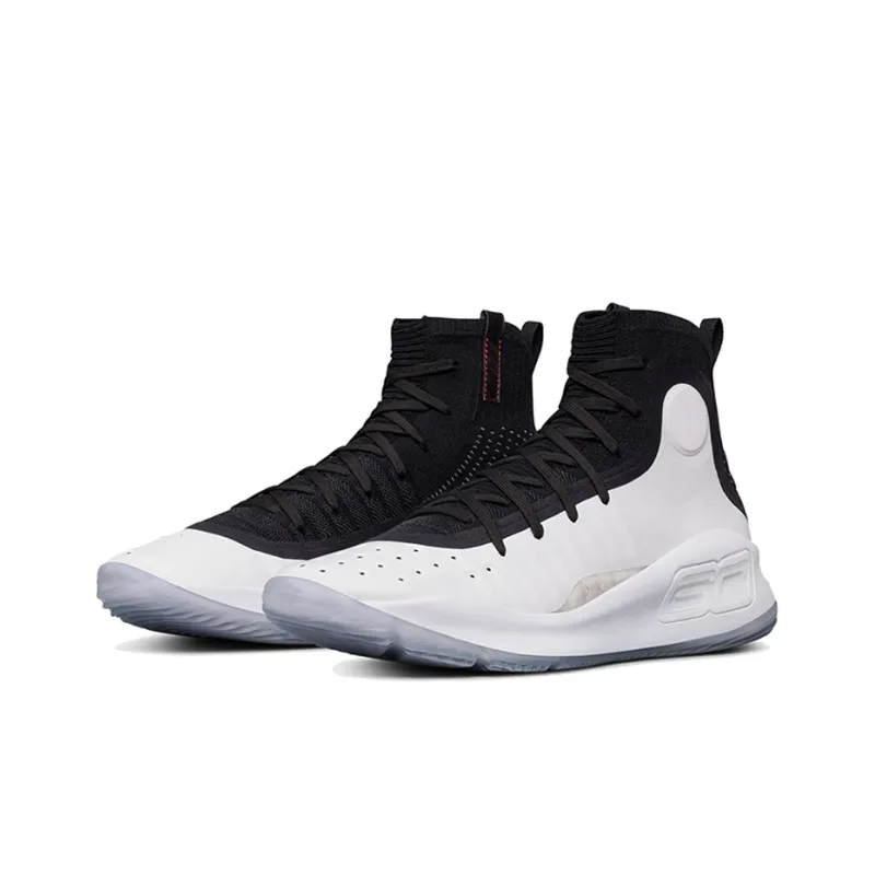 Under Armour Curry 4 White Black-1