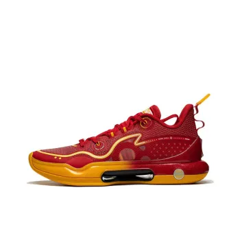 LiNing Evolution LOW Away Team Durable Breathable Low Top Basketball Shoes Bright Neon