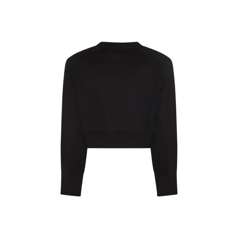 Rotate Long Sleeves Cropped Sweatshirt-1