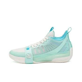 361° Chan 3 MOD Mojito Anti Slip Wear Resistant Low Top Basketball Shoes White Green