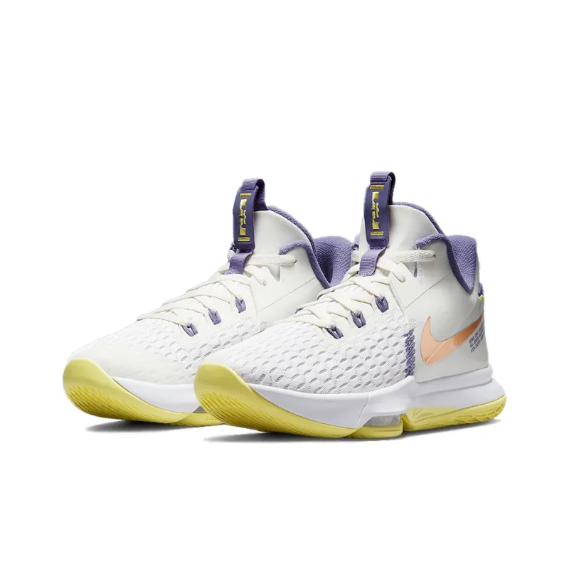 Nike LeBron Witness 5 Ep 'Summit White Metallic Bronze'-2