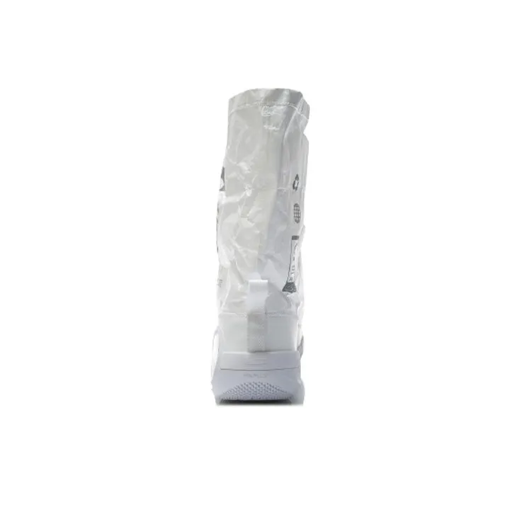 LiNing WOW 9 Way Of Wade 9 Cushioning Anti Slip And Wear Resistant High Top Performance Basketball Shoes Men's White-4