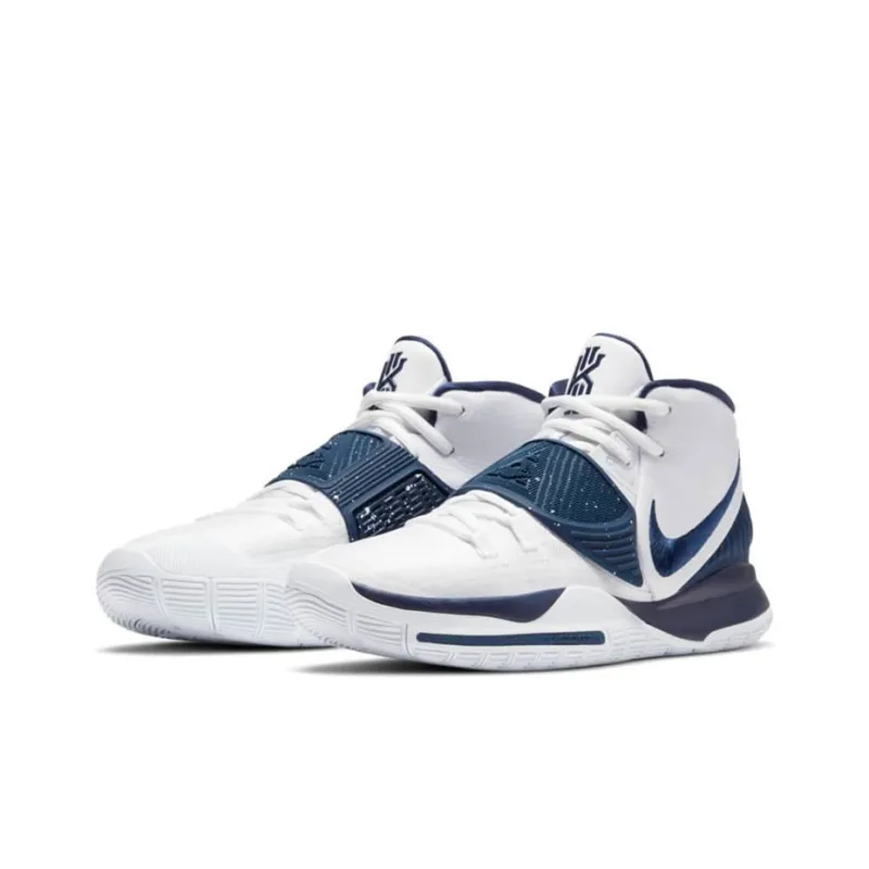 Nike Kyrie 6 Team White Midnight Navy-2