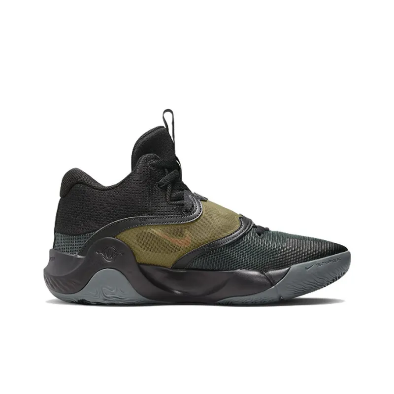 Nike Kd Trey 5 X Black Metallic Gold Green-1