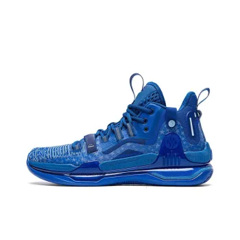 361° AG 1 Aaron Gordon 1 Wear Resistant Slip Resistant Mid Top Performance Basketball Shoes Men's Blue
