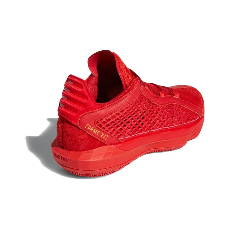 Adidas Dame 6 Leather 'Scarlet'-3