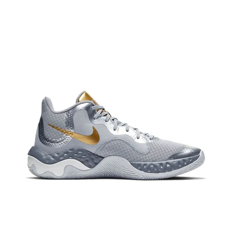 Nike Renew Elevate Metallic Silver Gold-1