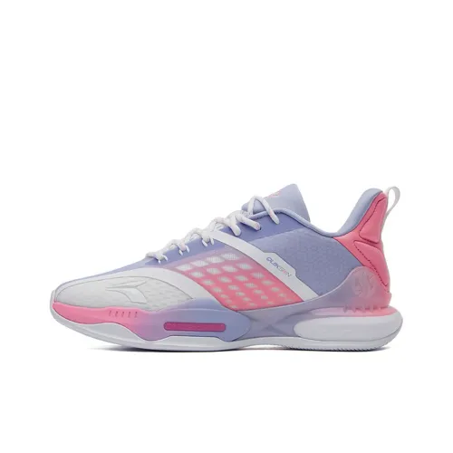 361° AG 2 ICON Slip Resistant Cushioning Low Top Performance Basketball Shoes Men's Pink Purple