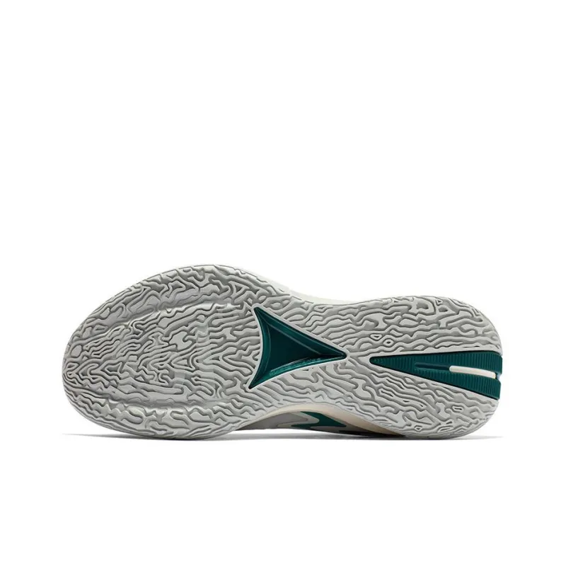 361° Big3 3.0 Cushioning Anti Slip And Wear Resistant Low Top Basketball Shoes Men's White Green-4
