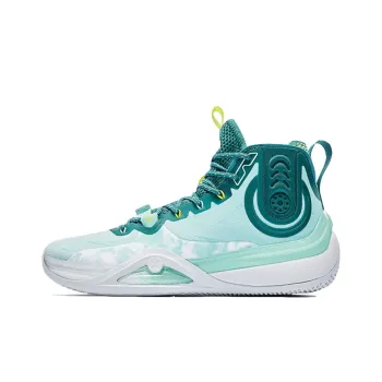 XTEP Imperial Breeze 1st Generation Cushioned Wear Resistant Breathable High Top Basketball Shoes Green