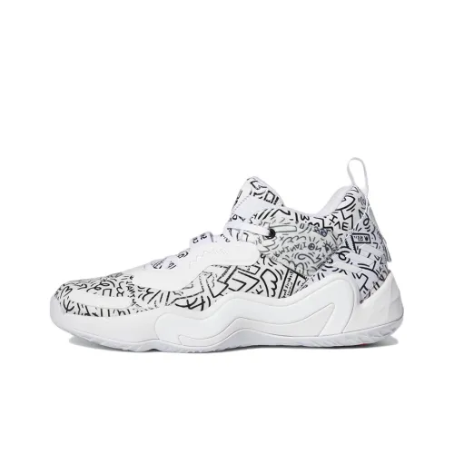 Adidas D.O.N. Issue #3 Basketball Shoes Unisex Low-Top White/Black