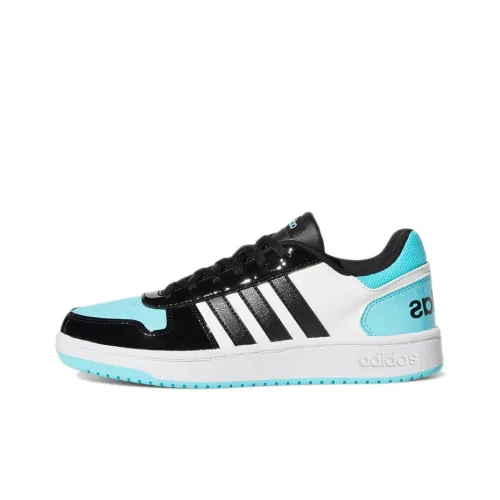 Adidas Neo Hoops 2.0 Basketball Shoes Women's Low-Top Black/Blue/White