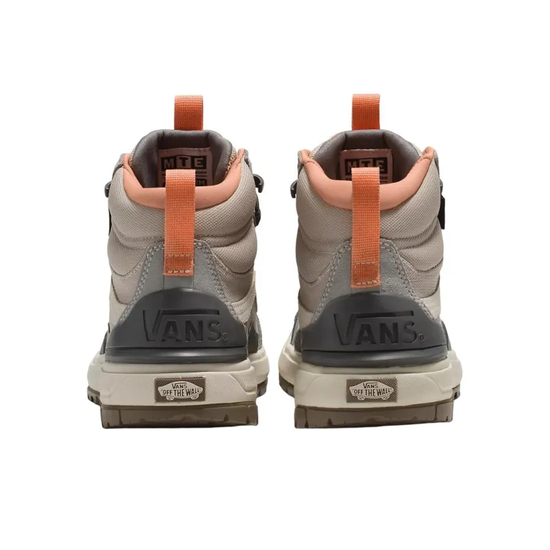 Vans UltraRange Exo Hi Gore-Tex Ww Mte-2 Anti-Slip Wear-Resistant High-Top Skateboard Shoes Unisex Gray Orange-2