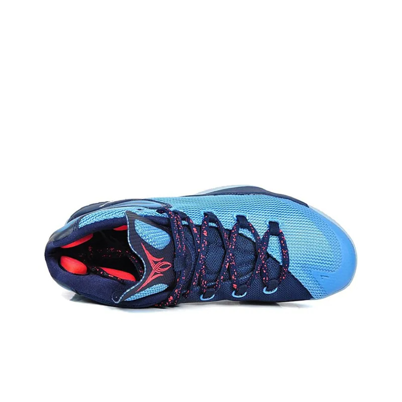 Jordan Melo M12 Cushioning Anti-Slip And Wear-Resistant High-Top Performance Basketball Shoes Men's Sky Blue-5
