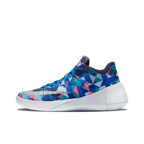 Nike Hyperdunk 2015 Basketball Shoes Men Low-Top Blue/White