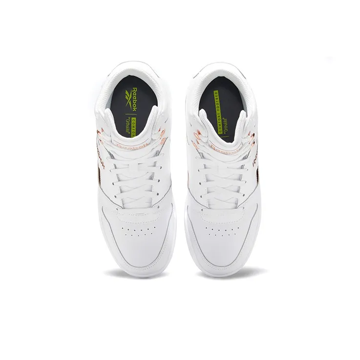 Reebok Royal BB4500 Cushioning Anti-Slip And Wear-Resistant High-Top Performance Basketball Shoes Women's White-3