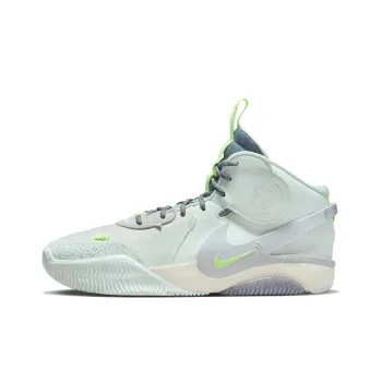 Nike Air Deldon Cushioning Anti-Slip And Wear-Resistant Mid-Top Performance Basketball Shoes Women's Green Gray