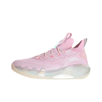 XTEP Cushioning Anti Slip Wear Resistant Breathability Low Top Performance Basketball Shoes Men's Peach Pink