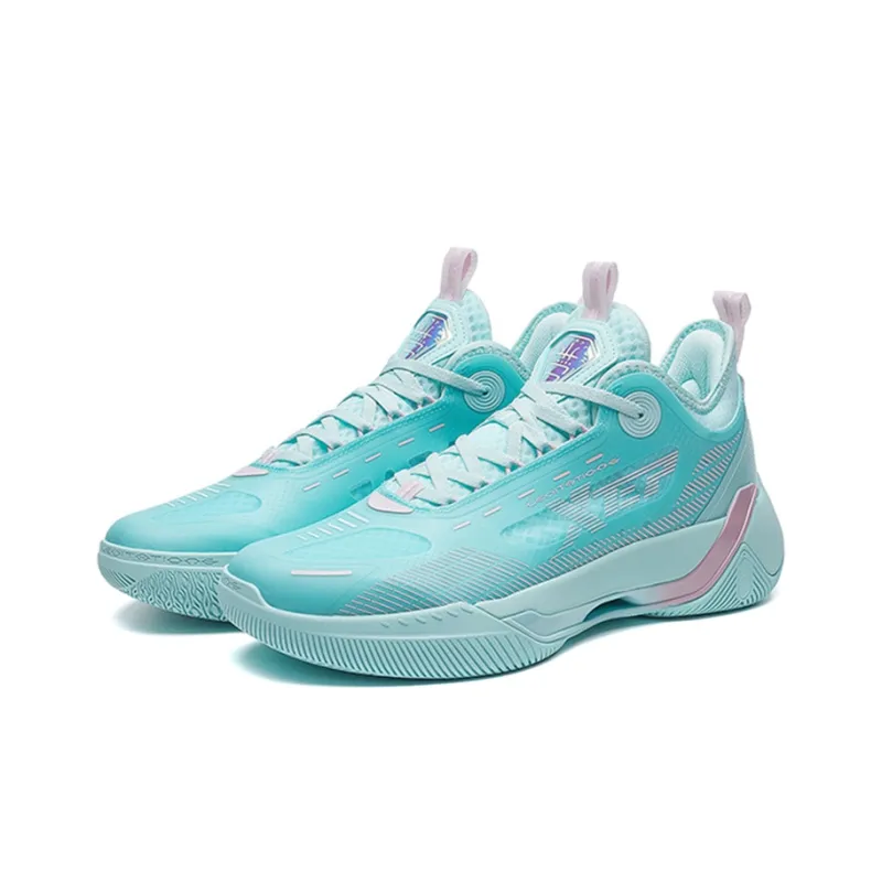 XTEP Levitation 6 Basketball Shoes Men Low Top Tranquil Blue-1