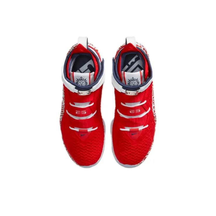 Nike LeBron 17 EP LeBron 4 Red Graffiti-3